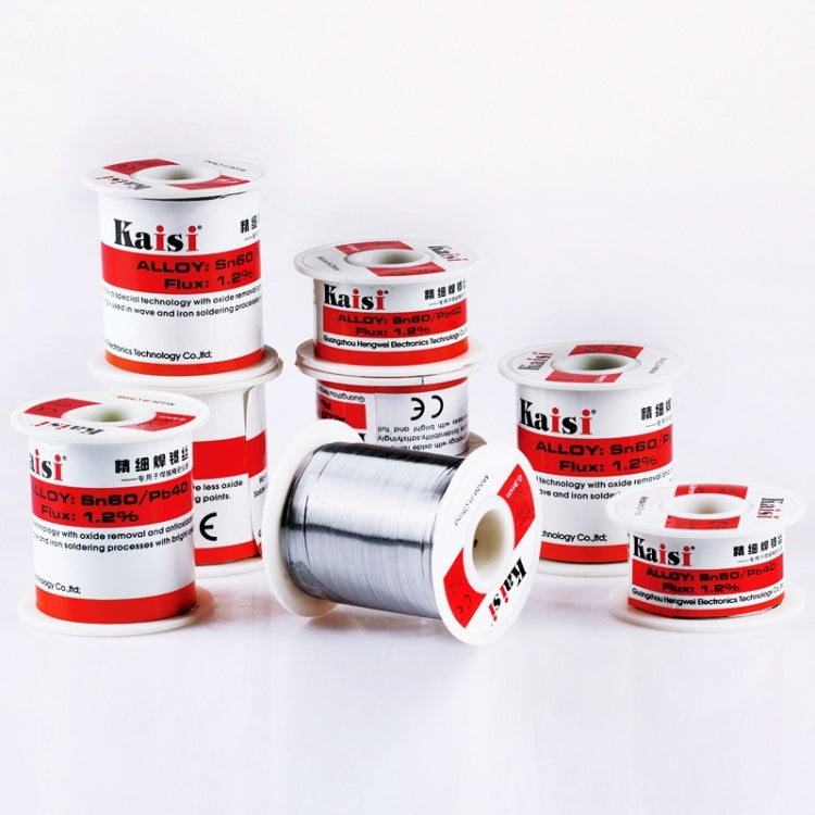 Kaisi 0.6mm Rosin Core Tin Lead Solder Wire for Welding Works, 50g, 0.6mm 50g