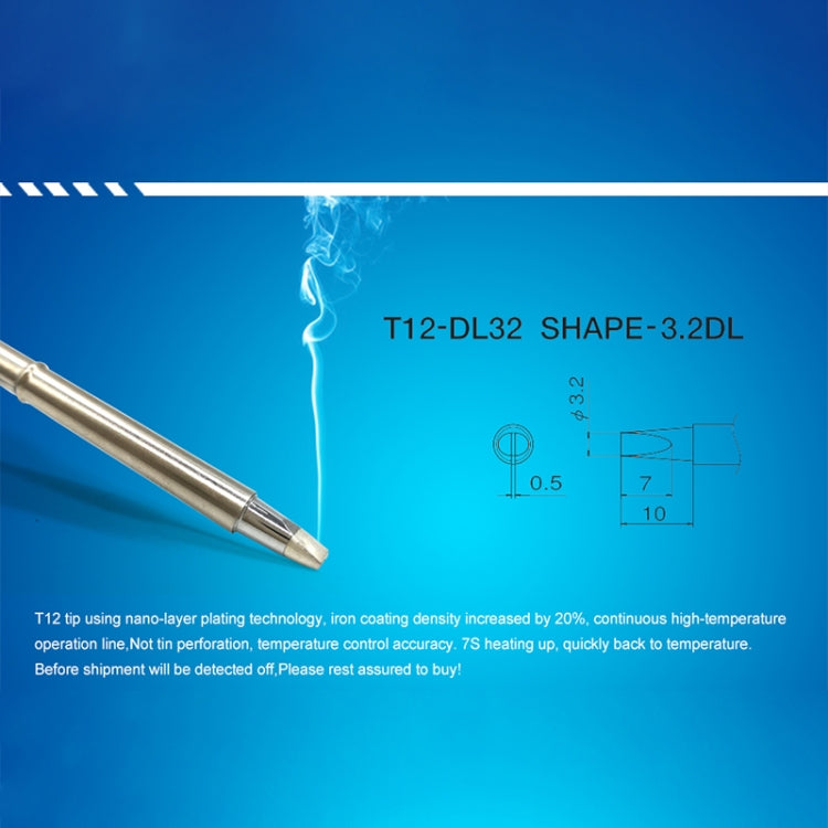 QUICKO T12-D24 Lead-free Soldering Iron Tip, T12-DL32, T12-D52, T12-D24, T12-D16
