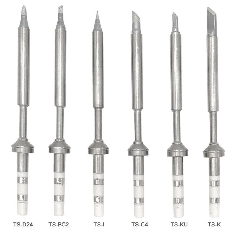 QUICKO TS100 Lead-free Electric Soldering Iron Tip, TS-KU, TS-K, TS-KU, TS-B2, TS-BC2, TS-C4, TS-D24, TS-I, TS-ILS