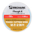 MECHANIC iTough X 200M 0.08MM LCD OLED Screen Cutting Wire, MECHANIC 0.08MM 200M