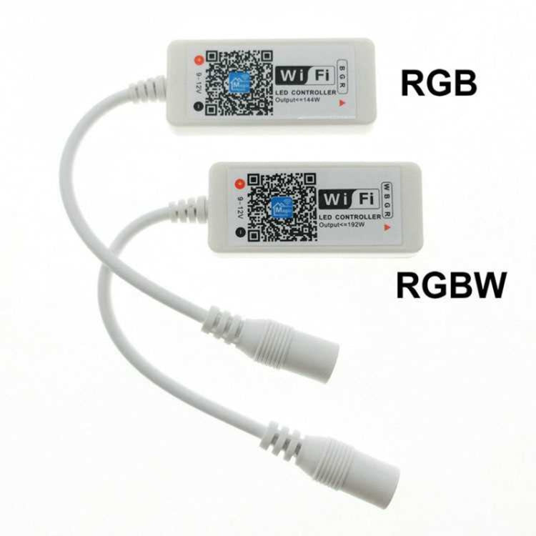 Smart Phone Control Music and Timer Mode Home Mini WIFI LED RGB Controller, RGB Controller, RGB IR Controller, RGBW IR Controller, RGBW Controller