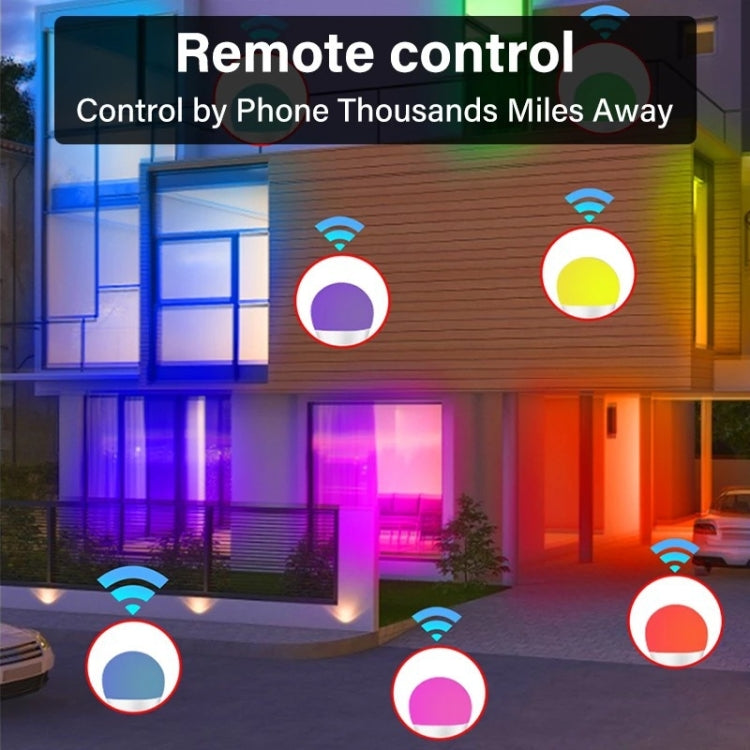 DP01 TUYA WiFi Smart Light Bulb 15W E26 E27 RGB + White + Warm White LED Bulb, 1PC