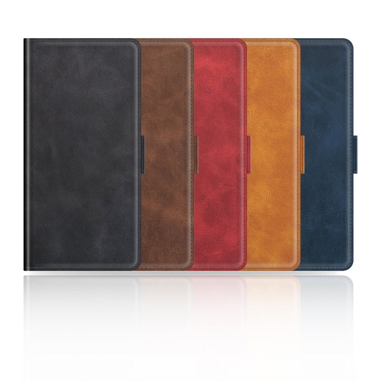 Dual-side Magnetic Buckle Horizontal Flip Leather Phone Case, For iPhone 15 Pro Max, For iPhone 15 Pro, For iPhone 15 Plus, For iPhone 15