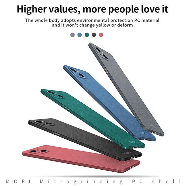 MOFI Fandun Series Frosted PC Ultra-thin All-inclusive Phone Case, For iPhone 15 Pro Max, For iPhone 15 Pro, For iPhone 15 Plus, For iPhone 15