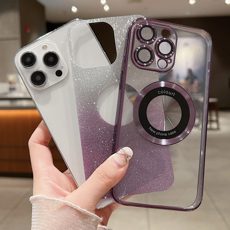 Gradient Glitter Electroplating MagSafe TPU Phone Case, For iPhone 12, For iPhone 12 Pro Max, For iPhone 12 Pro, For iPhone 11 Pro Max, For iPhone 11, For iPhone 11 Pro