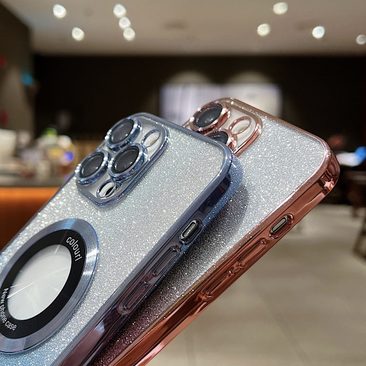 Gradient Glitter Electroplating MagSafe TPU Phone Case, For iPhone 14, For iPhone 14 Pro, For iPhone 14 Pro Max, For iPhone 13 Pro Max, For iPhone 13 Pro, For iPhone 13