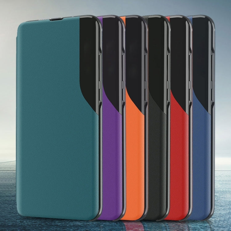 Side Display Flip Leather Phone Case, For iPhone 16, For iPhone 15 Pro Max, For iPhone 15 Pro, For iPhone 15 Plus, For iPhone 15
