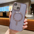 Glitter Electroplating MagSafe TPU Phone Case, For iPhone 15, For iPhone 14 Plus, For iPhone 14, For iPhone 14 Pro, For iPhone 14 Pro Max, For iPhone SE 2022 / 7 / 8
