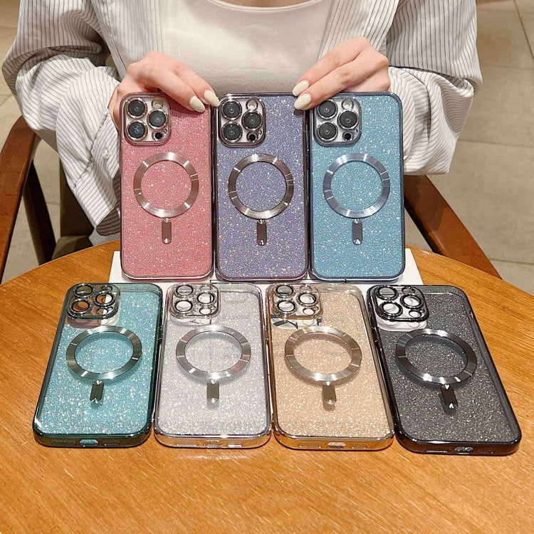 Glitter Electroplating MagSafe TPU Phone Case, For iPhone 13 Pro Max, For iPhone 13 Pro, For iPhone 13, For iPhone 12, For iPhone 12 Pro Max, For iPhone 12 Pro