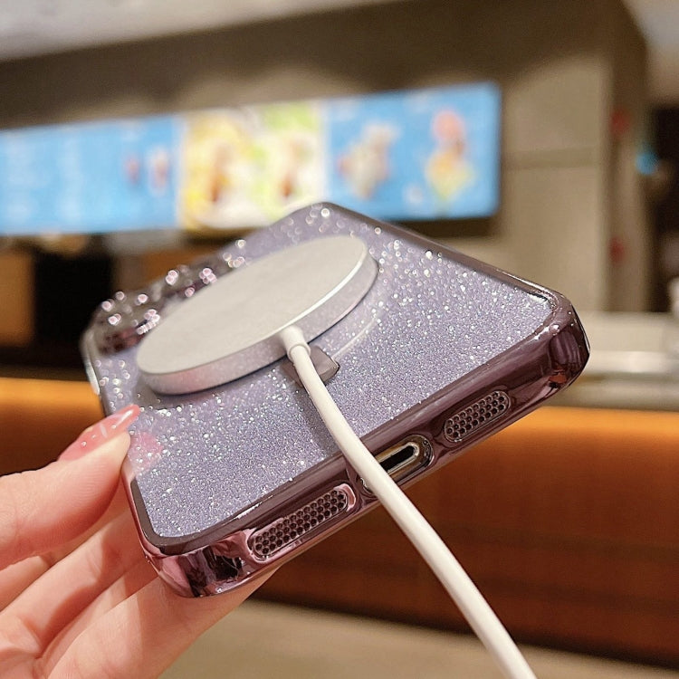 Glitter Electroplating MagSafe TPU Phone Case, For iPhone 17e / 16e, For iPhone 17 Pro Max, For iPhone 17 Pro, For iPhone 17, For iPhone Air, For iPhone 16 Pro Max