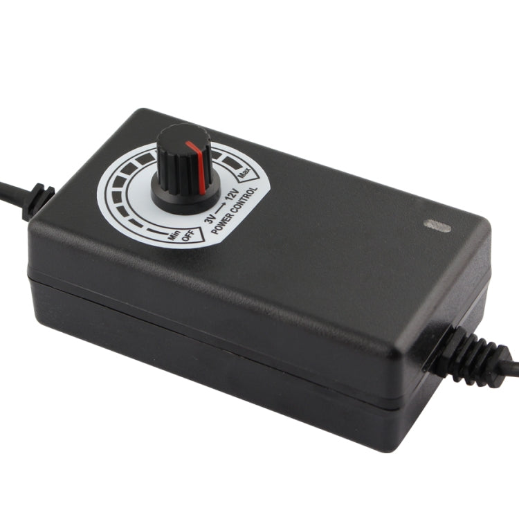 12V Adjustable Power Supply Adapter AC DC 3V - 12V 2A 24W Universal Charger Voltage Regulator Driver, US Plug, EU Plug