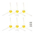JUNSUNMAY 6pcs Sweeper Triangle Side Brush for iRobot Roomba 800 / 900 Series, Triangle Side Brush