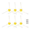 JUNSUNMAY 6pcs Sweeper Triangle Side Brush for iRobot Roomba 700 Series, Triangle Side Brush