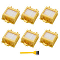 JUNSUNMAY 6pcs Sweeper Clean Filter with Brush for iRobot Roomba 700 Series