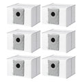 JUNSUNMAY 6pcs Dust Bags for Ecovacs Deebot X8 Pro Omni / T50 Pro Omni / T50 Max Pro Omni / T80 Omni / X9 Pro Omni