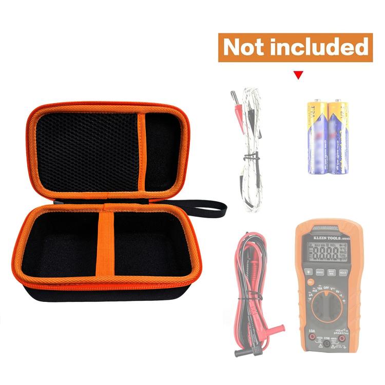 For Klein MM325 / MM420 / Fluke 117 / 115 Portable Digital Multimeter Storage Bag Hard Protective Case