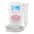 FD-100 Digital Fetal Doppler Ultrasound Sound Baby Heartbeat Detector Monitor LED Digital Prenatal Pocket Fetal Doppler Stethoscope (Pink), FD-100  (Pink)