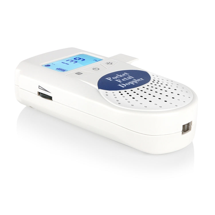 FD-100 Digital Fetal Doppler Ultrasound Sound Baby Heartbeat Detector Monitor LED Digital Prenatal Pocket Fetal Doppler Stethoscope, FD-100   (Blue)