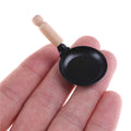 3 PCS Doll House Miniature Kitchen Frying Pan Cooking Tools Children Pretend Play Toys, Pan Cooking