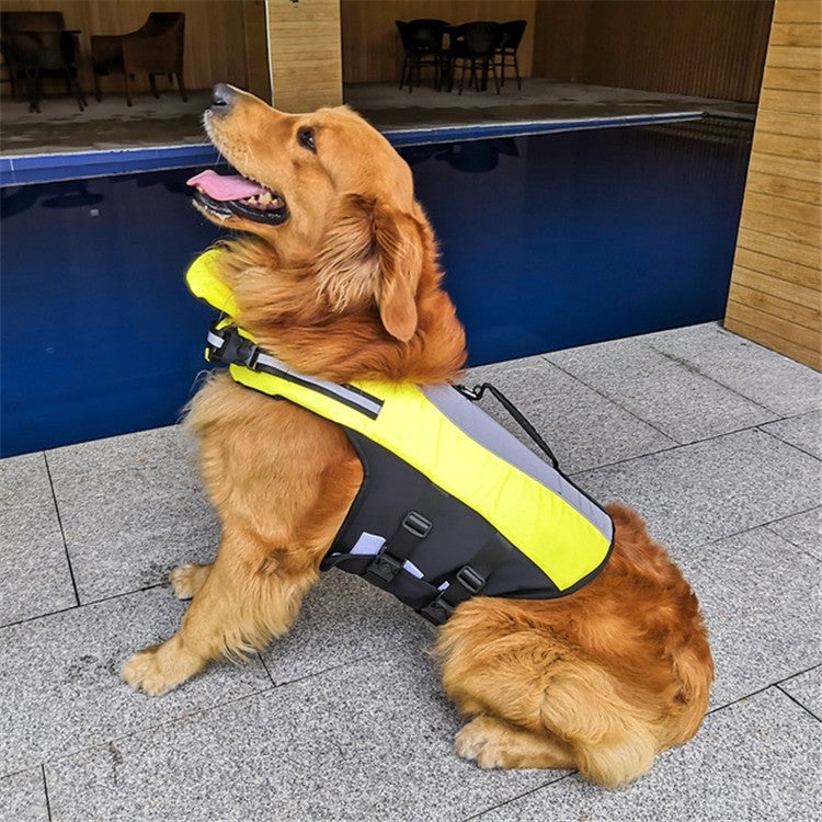 Pet Life Jacket Airbag Inflatable Dog Folding Safety Swimsuit, S, M, L