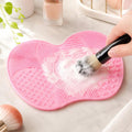 Silicone Brush Cleaner Mat Washing Tools For Cosmetic Make Up Eyebrow Brushes Cleaning Pad Scrubber Board