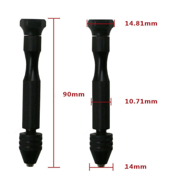 11 In1 Mini Manual Drill With Drill Plastic Walnut Wenwan Punching Tool, 11 In 1 / Set