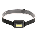 2 PCS Mini COB LED Headlamp Adjustable Camping Torch Lamp Light with 3 Modes, Black, Blue, Red, White
