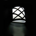 Solar Powered LED Wall Light Outdoor Waterproof Energy Saving Street Garden Lamp, White Light, Warm White