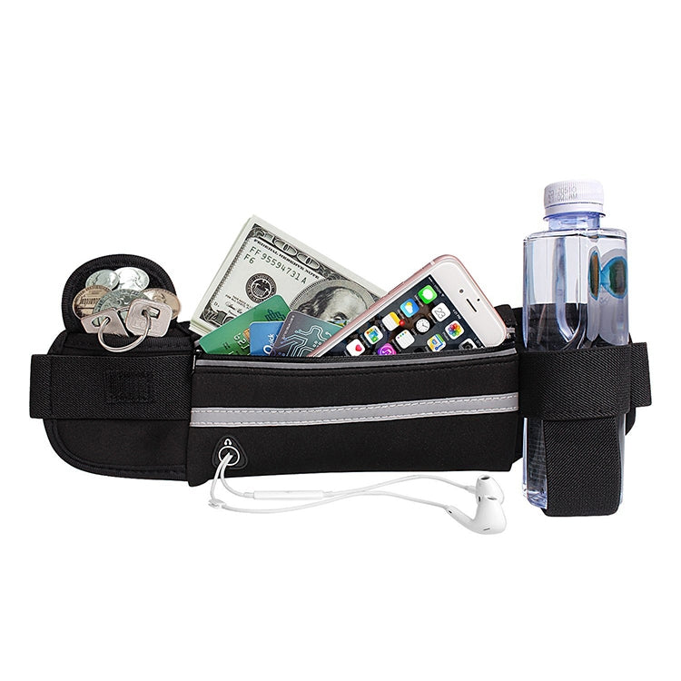 Kettle Pockets Outdoor Sports Mobile Phone Pockets Waist Bag, Rose Red, Sky Blue, Black, Green, Orange