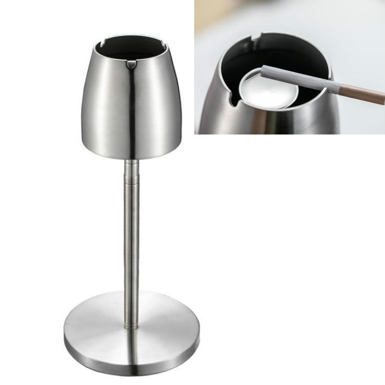Telescopic Thickened Stainless Steel Windproof Ashtray, Windproof Ashtray