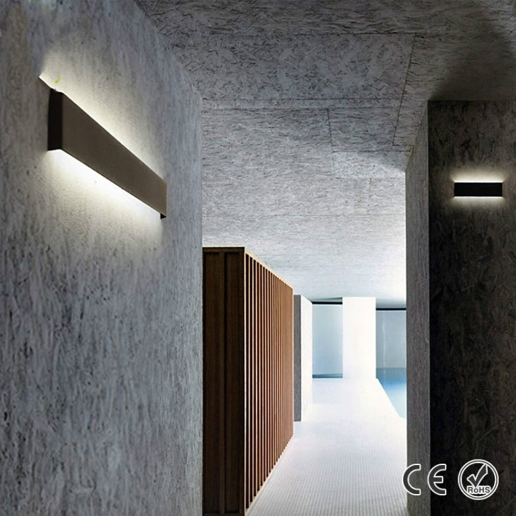 Modern Minimalist Living room Hallway Stairs Sconce LED Wall Lamp Creative Decoration Lighting, Black-15cm 6W, Black-30cm 12W, Black-48cm 18W, Black-58cm  24W, Silver-15cm 6W, Silver-30cm 12W, Silver-48cm 18W, Silver-58cm 24W