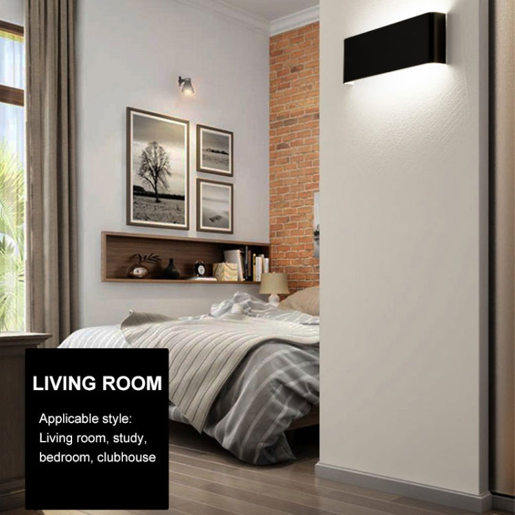 Modern Minimalist Living room Hallway Stairs Sconce LED Wall Lamp Creative Decoration Lighting, Black-15cm 6W, Black-30cm 12W, Black-48cm 18W, Black-58cm  24W, Silver-15cm 6W, Silver-30cm 12W, Silver-48cm 18W, Silver-58cm 24W
