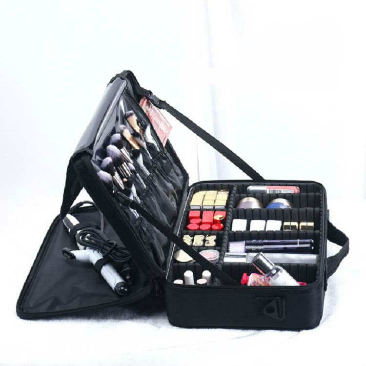 Makeup Bag Embroidery Manicure Portable Clapboard Toolbox, Large