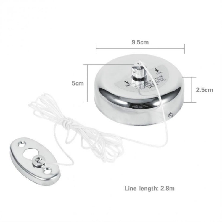 Portable Stainless Steel Retractable Clothesline Indoor Outdoor Laundry Hanger Clothes Drying Rack Rope, Stainless Steel Wall Hanging