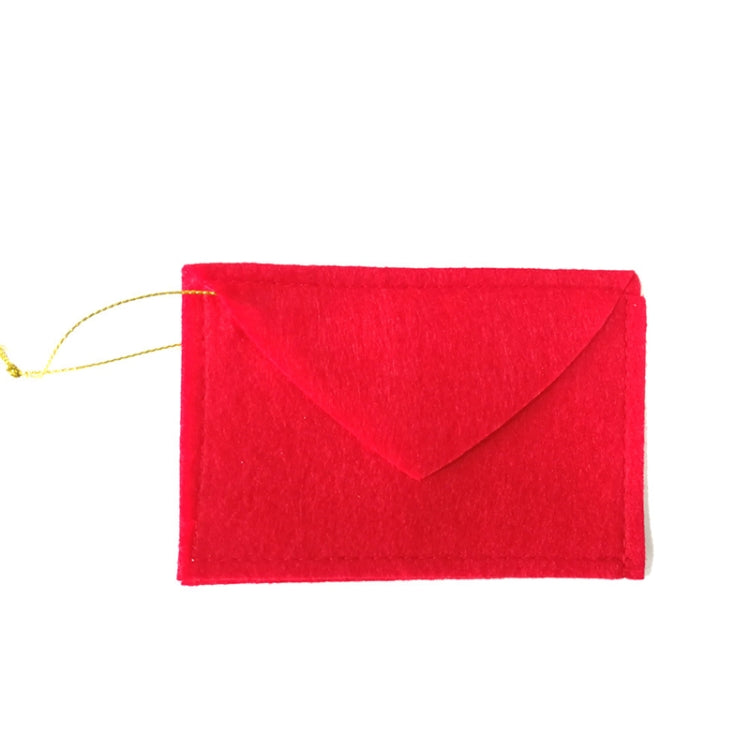 Felt Embroidery Envelope Candy Bag Christmas Decoration, Envelope Candy Bag
