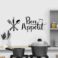 DIY Knife And Fork Removable Wall Decal Family Mural Art 3D Home Decor, Knife And Fork