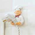 Cute Wall Self Adhesive Plug Resin Hook Kitchen Rack, Foot Drag, Hand Drag