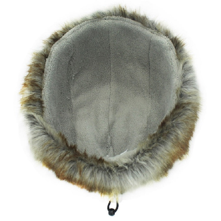 Winter Outdoor Padded Adjustable Head Circumference Ski Hat Warm Ear Protected Cap Flight Hats, Black Black Fur, Black Brown Fur, Dark Blue Black Fur, Dark Blue Brown Fur, Gray Black Fur, Gray Brown Fur, Army Green Black Fur, Army Green Brown Fur      ...