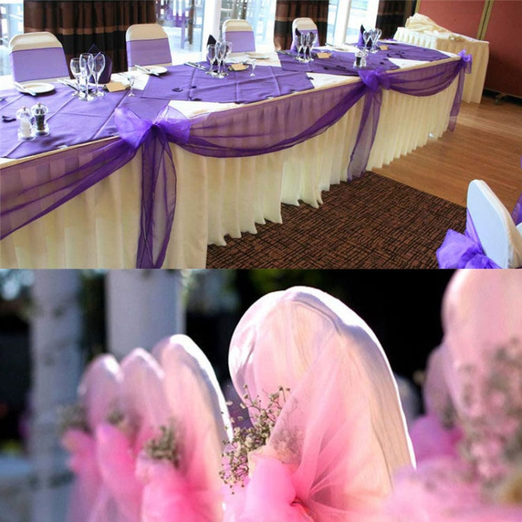 3pcs Tulle Roll Crystal Fabric Organza Tulle Roll Spool Decoration for Wedding Birthday Party, Size:2.5mx48cm, Red, Dark Pink, Light Pink, Light Purple, Dark Purple, Sky Blue, Royal Blue, White, Yellow, Green, Orange, Black, Rose Red
