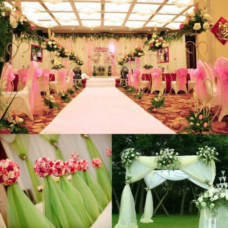 3pcs Tulle Roll Crystal Fabric Organza Tulle Roll Spool Decoration for Wedding Birthday Party, Size:2.5mx48cm, Red, Dark Pink, Light Pink, Light Purple, Dark Purple, Sky Blue, Royal Blue, White, Yellow, Green, Orange, Black, Rose Red