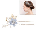 Fashion Flower Hair Combs Headdress Prom Bridal Wedding Hair Accessories Gold Leaves Hair Jewelry Hair Pins, Blue 1 flower, Blue 2 flower, Blue hair comb, Blue big size, Pink 1 flower, Pink 2 flower, Pink hair comb, Pink big zise, Purple 1 flower      ...