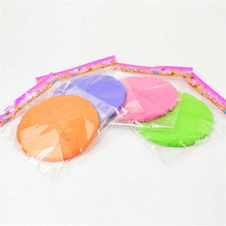 Pet toys Large Dog Flying Discs Trainning Puppy Toy Rubber Fetch Flying Disc Frisby, 18x18x3cm