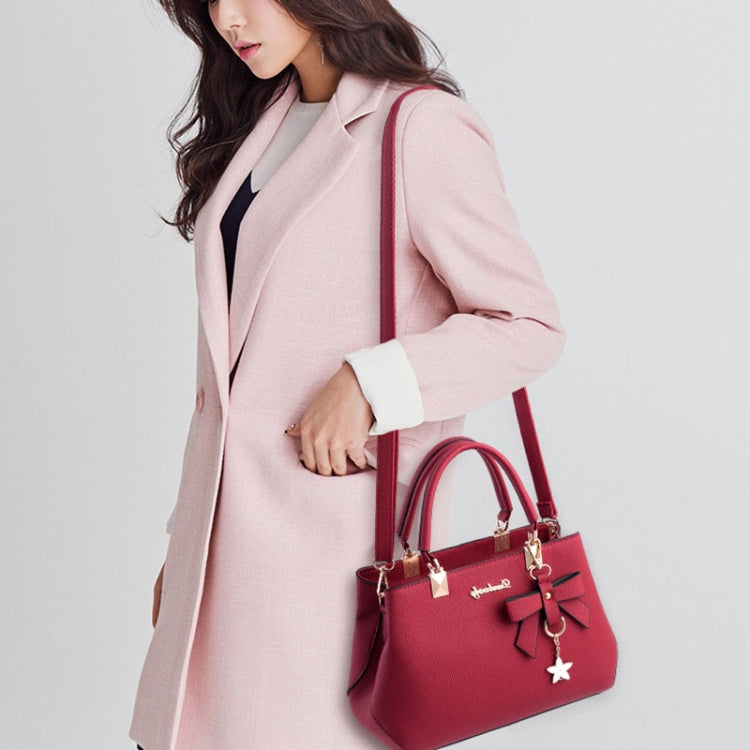Women Luxury Tote Plum Blossom Bow Sweet Messenger Bag