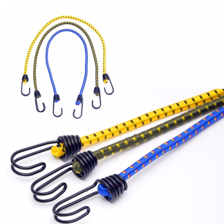 Outdoor Bundling Rope Elastic Tents Metal Buckle High Stretch Clothesline Camping Luggage Packing Hook