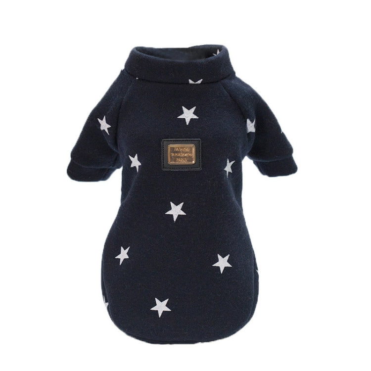Pet Fall and Winter Five-pointed Star Pattern Sweater Pet Warm Clothes, S, M, L, XL, XXL