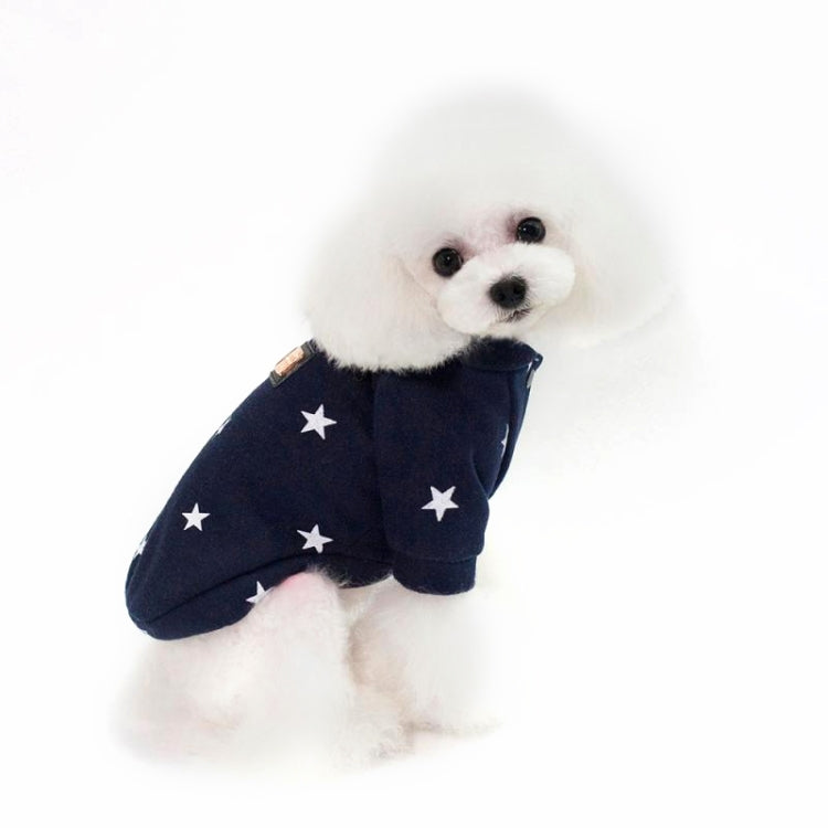 Pet Fall and Winter Five-pointed Star Pattern Sweater Pet Warm Clothes, S, M, L, XL, XXL