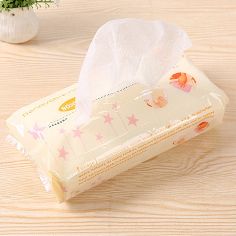 80 Sheet Pull-type Environmental Protection Disposable Non-woven DishCloth, Non-woven DishCloth(Red), Non-woven DishCloth(Blue), Non-woven DishCloth(Green), Non-woven DishCloth(Beige)
