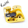 Eight-tone Gold-plated Bar Repair Parts DIY Sky City Paperback Music Box, Castle in the Sky, Canon, Memory, Meet, Fairy Tale, Swan Lake, Edelweiss, Ode to Joy, Robot Cat, Love Story, Reappeared Yesterday, Wonderful Grace, My Heart Will Always Be       ...