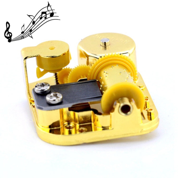 Eight-tone Gold-plated Bar Repair Parts DIY Sky City Paperback Music Box, Castle in the Sky, Canon, Memory, Meet, Fairy Tale, Swan Lake, Edelweiss, Ode to Joy, Robot Cat, Love Story, Reappeared Yesterday, Wonderful Grace, My Heart Will Always Be       ...