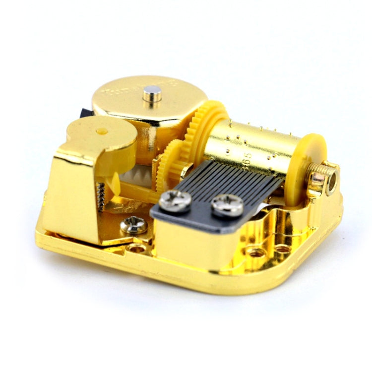 Eight-tone Gold-plated Bar Repair Parts DIY Sky City Paperback Music Box, Castle in the Sky, Canon, Memory, Meet, Fairy Tale, Swan Lake, Edelweiss, Ode to Joy, Robot Cat, Love Story, Reappeared Yesterday, Wonderful Grace, My Heart Will Always Be       ...